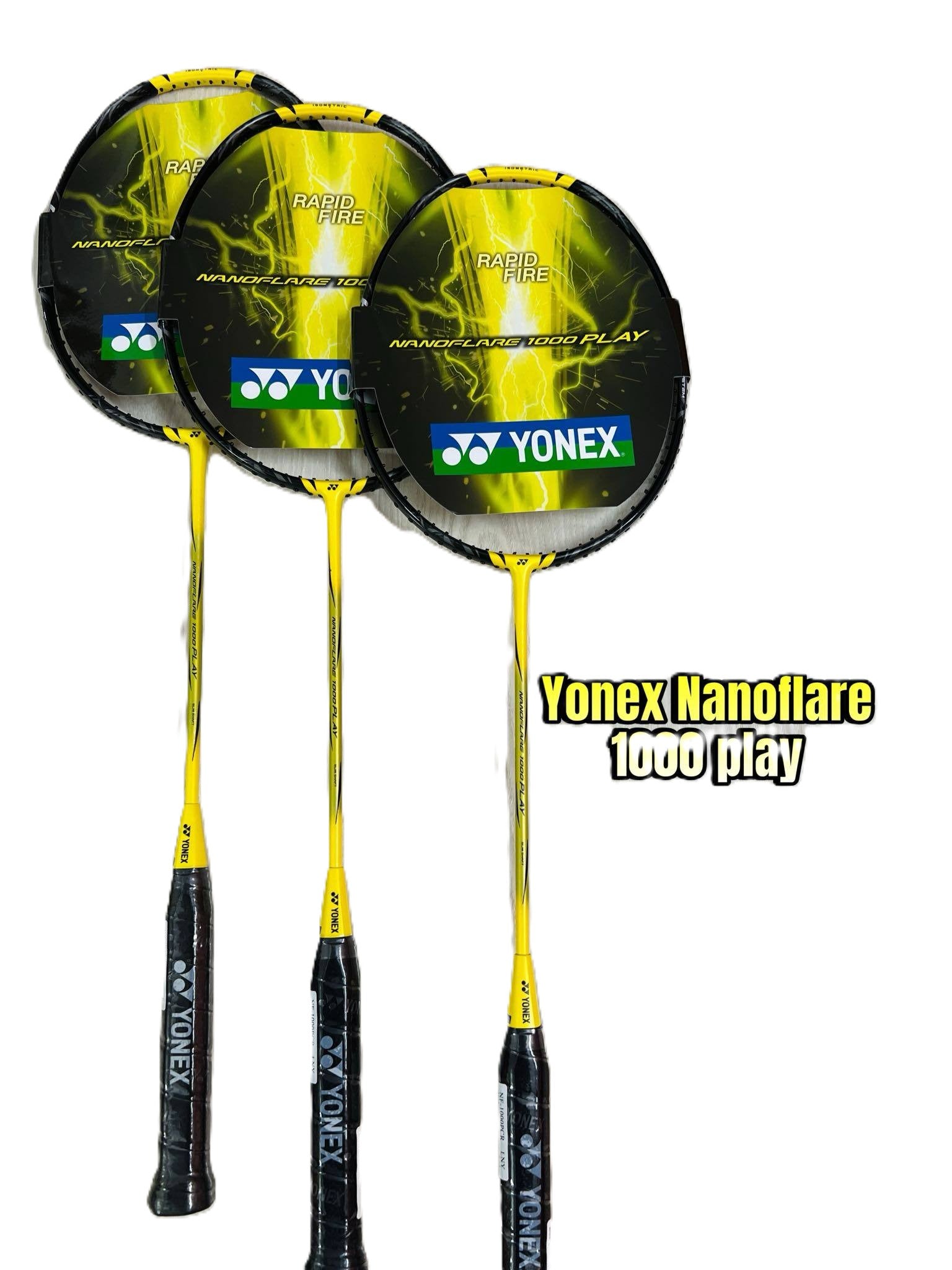 YONEX NANOFLARE 1000 PLAY LIGHTNING YELLOW RACKET(4U)